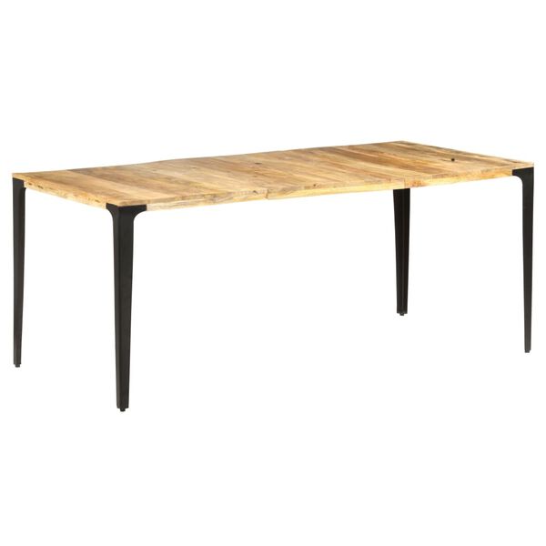 vidaXL Dining Table 180x90x76 cm Solid Mango Wood