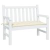 vidaXL Garden Bench Cushion Cream White 100x50x7 cm Oxford Fabric