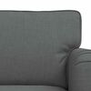 vidaXL Sofa 2 pcs Dark Grey 162 x 80 x 85 cm Fabric