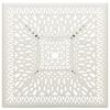 vidaXL 3 Piece Bistro Set Cast Aluminium White