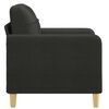 vidaXL Sofa Chair Black 60 cm Fabric