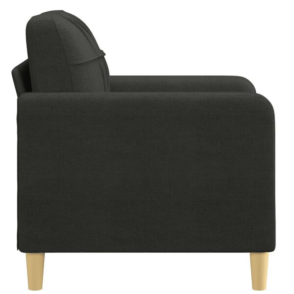 vidaXL Sofa Chair Black 60 cm Fabric