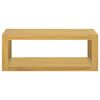 vidaXL Wall-mounted Bathroom Cabinet 90x45x35 cm Solid Wood Teak