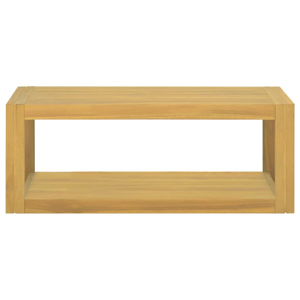 vidaXL Wall-mounted Bathroom Cabinet 90x45x35 cm Solid Wood Teak