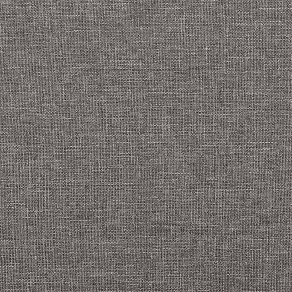 vidaXL 2-Seater Sofa with Pillows&Cushions Dark Grey 140 cm Fabric