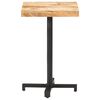 vidaXL Bistro Table Square 50x50x75 cm Rough Mango Wood