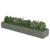 vidaXL Gabion Raised Bed Galvanised Steel 450x90x50 cm