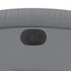 vidaXL Electric Recliner Chair Light Grey Fabric