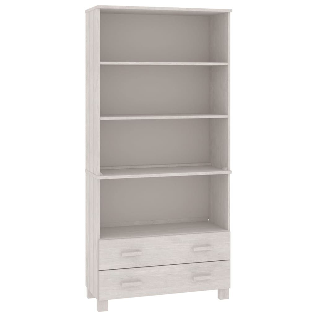 vidaXL Highboard HAMAR Solid Wood Pine White