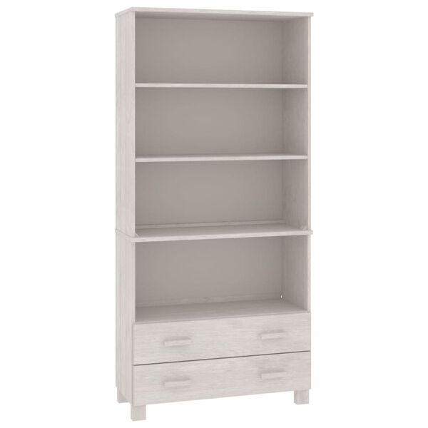vidaXL Highboard HAMAR Solid Wood Pine White