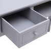 vidaXL Writing Desk Grey 110x45x76 cm Wood