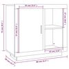 vidaXL Sideboard Sonoma Oak