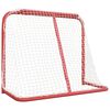 vidaXL Hockey Goal Red and White 183x71x122 cm Polyester