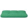 vidaXL Pallet Cushion Green 80x40x12 cm Fabric
