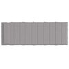vidaXL Sun Lounger Cushion Grey 180x60x4 cm Oxford Fabric