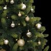 vidaXL Artificial Hinged Christmas Tree 150 LEDs & Ball Set 150 cm