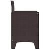 vidaXL Garden Chair 2 pcs Brown 53 x 49 x 85 cm PP