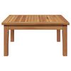 vidaXL Garden Table Brown Solid Teak wood