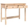 vidaXL Desk with Drawers 100x50x78 cm Solid Wood Pine