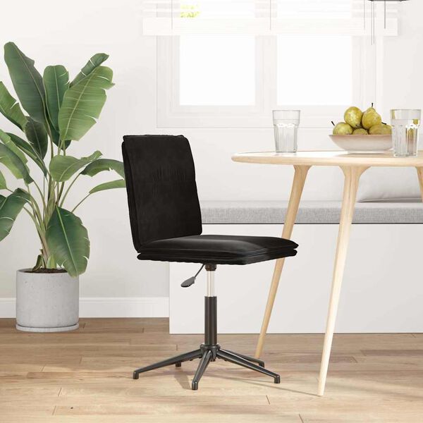 vidaXL Dining Chair Black Velvet