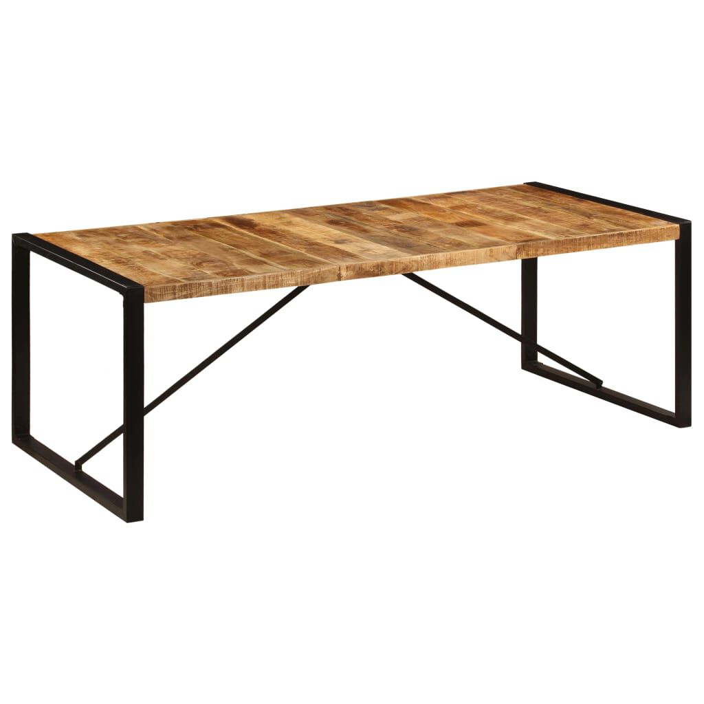 vidaXL Dining Table 220x100x75 cm Solid Mango Wood