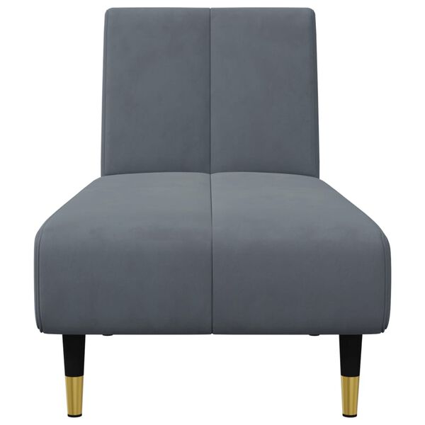 vidaXL 2 Piece Sofa Set Dark Grey Velvet