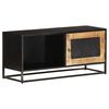 vidaXL TV Cabinet 90x30x40 cm Rough Mango Wood