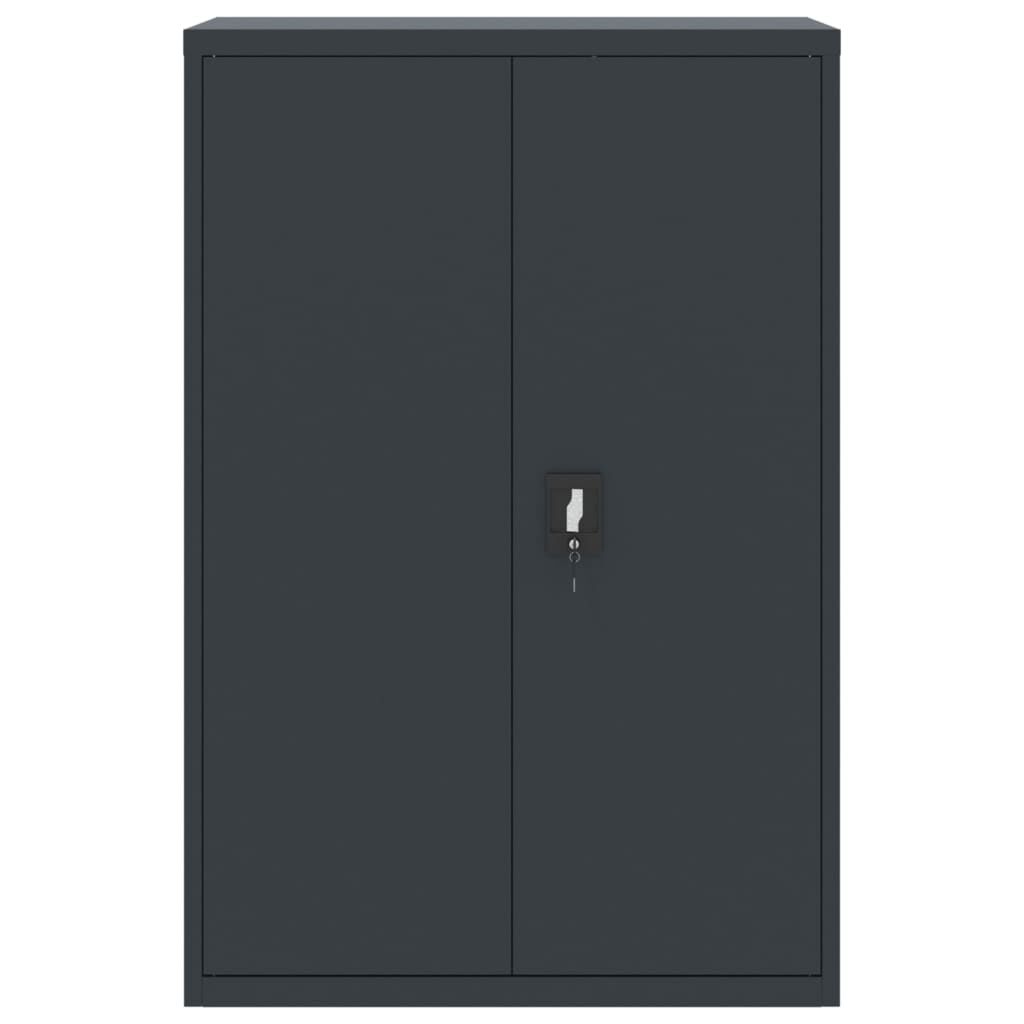 vidaXL File Cabinet Anthracite 90x40x140 cm Steel