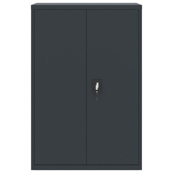 vidaXL File Cabinet Anthracite 90x40x140 cm Steel