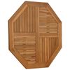 vidaXL Table Top 90x90x2.5 cm Octagonal Solid Wood Teak