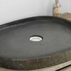 vidaXL Basin Grey (55-65) x (40-50) x 6 cm River stone