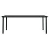 vidaXL 9 Piece Garden Dining Set Brown and Black