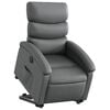 vidaXL Electric Stand up Recliner Chair Grey Faux Leather