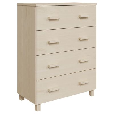 vidaXL Sideboard HAMAR Honey Brown 79x40x103.5 cm Solid Wood Pine