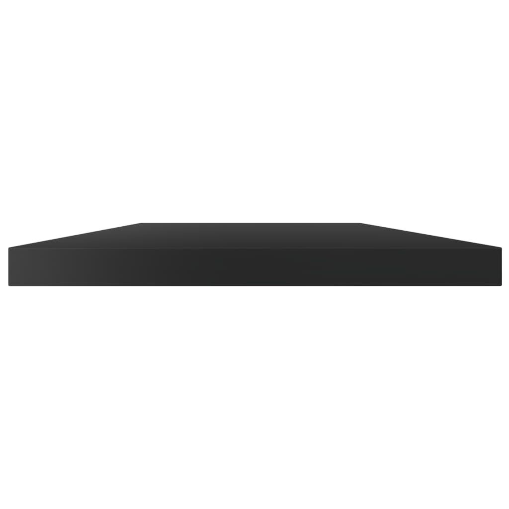 vidaXL Bookshelf Boards 4 pcs High Gloss Black 60x10x1.5 cm Engineered Wood