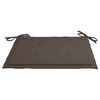 vidaXL Garden Chairs 4 pcs with Taupe Cushions Solid Teak Wood