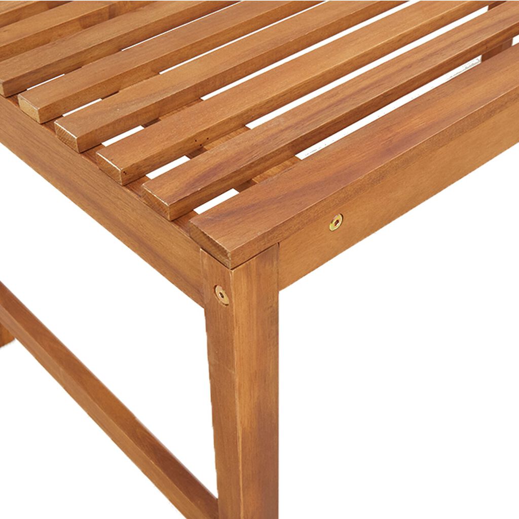vidaXL 5-Piece Acacia Wood Garden Bench Set