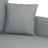 vidaXL 3-Seater Sofa Light Grey 180 cm Fabric