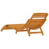 vidaXL Sun Lounger Solid Acacia Wood Brown