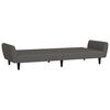 vidaXL 2-Seater Sofa Bed Dark Grey Velvet