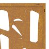 vidaXL Garden Wall Decoration 105x55 cm Corten Steel Bamboo Design