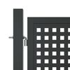 vidaXL Garden Gate Anthracite 300x100 cm Steel