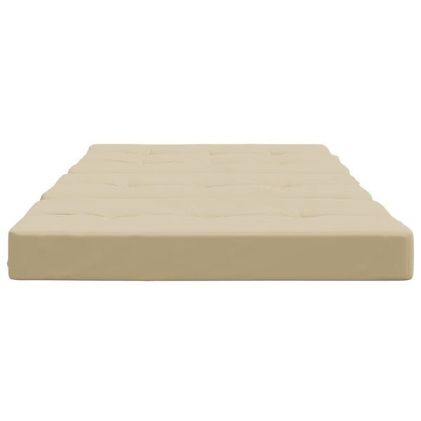 vidaXL Deck Chair Cushions 2 pcs Beige Oxford Fabric