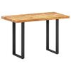 vidaXL Dining Table 120x60x76 cm Solid Reclaimed Wood