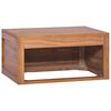 vidaXL Wall-mounted Bathroom Cabinet 60x45x30 cm Solid Teak Wood