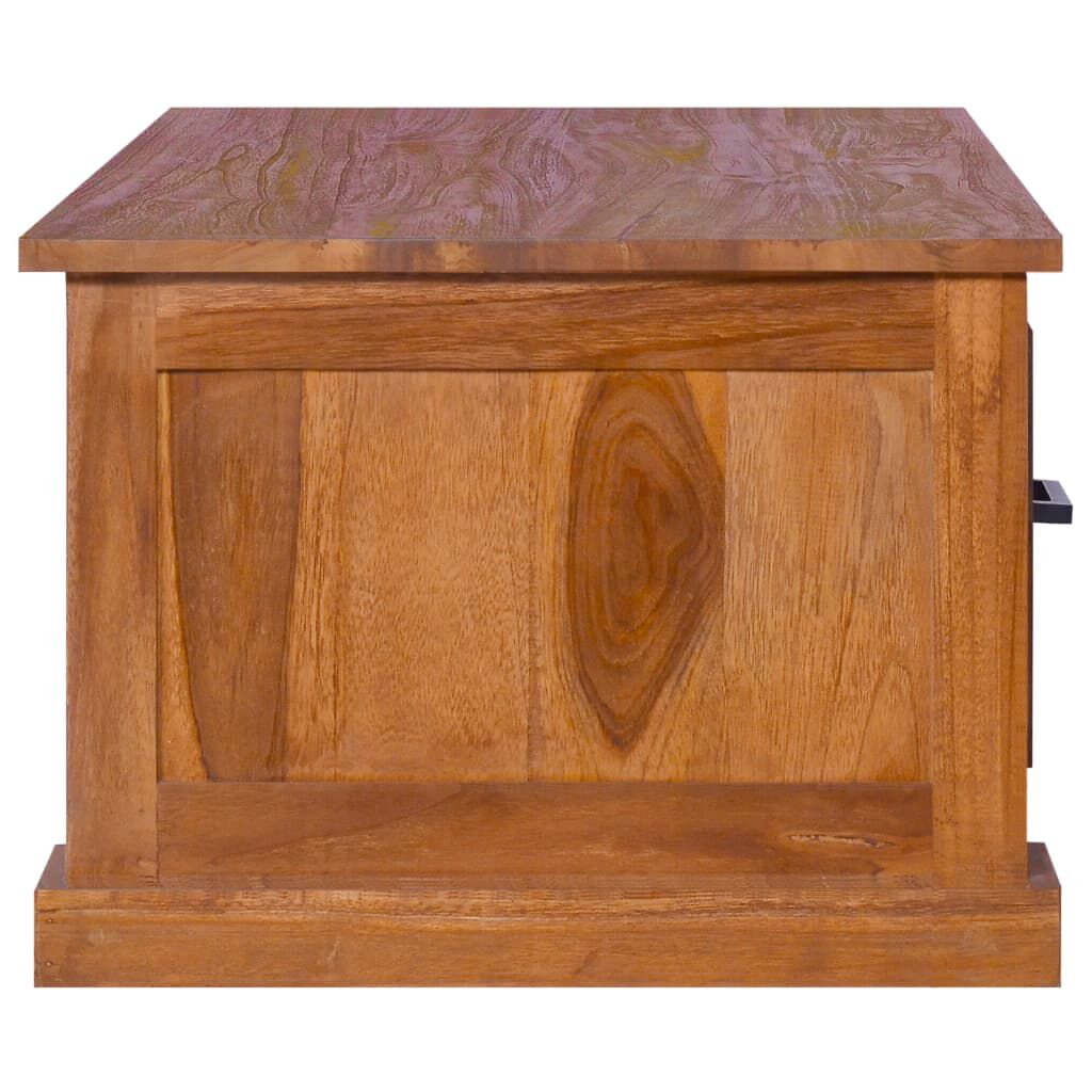 vidaXL TV Cabinet 90x50x37 cm Solid Teak Wood