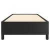 vidaXL Bed Frame without Mattress Black 100x203 cm Twin XL Faux Leather