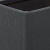 vidaXL Garden Planter with Trellis Dark Grey 80x36x140 cm PP