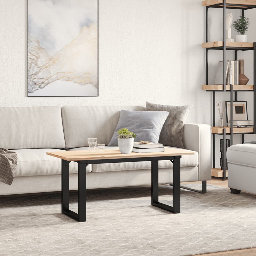 vidaXL Coffee Table Legs O-Frame 70x30x43 cm Steel