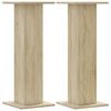 vidaXL Speaker Stands 2 pcs Sonoma Oak 30x30x80 cm Engineered Wood